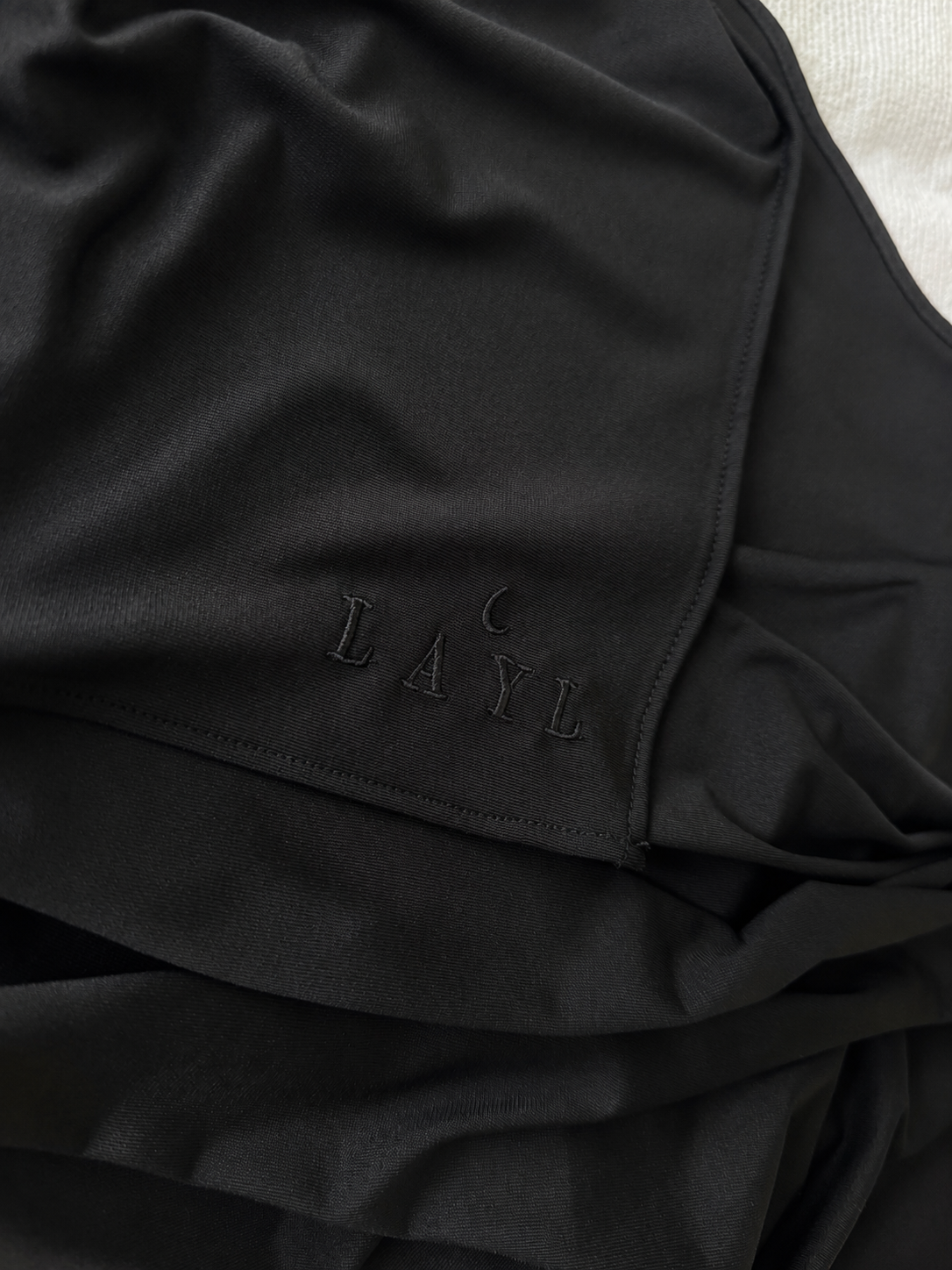 Hijab jersey premium noir