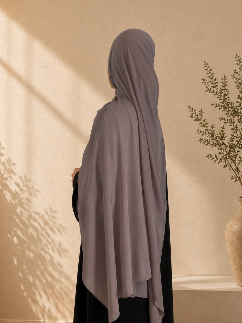 Hijab jersey premium taupe