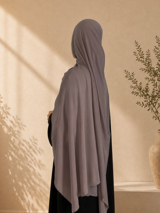 Hijab jersey premium taupe