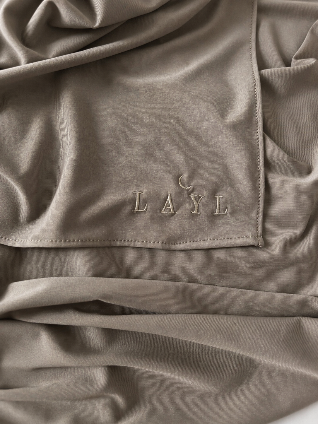 Hijab jersey premium taupe